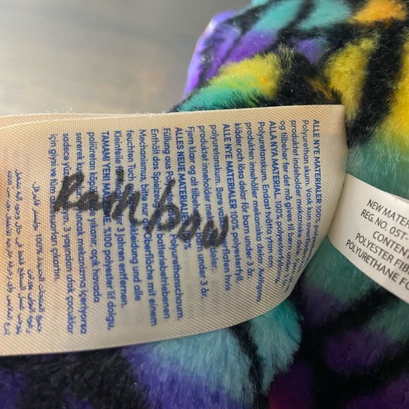 Build-A-Bear Rainbow Tie-Dye Giraffe Plush – Retired – 16” - Picture 7 of 7